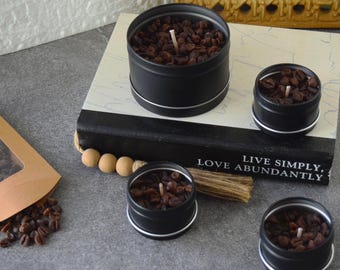 Candle Gift Set, Soy Wax Candles, Cafe Vibes, Coffee Lover, Gift Box