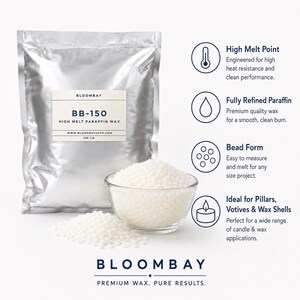 150 High melt point fully refined paraffin wax image 4