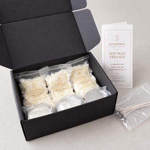 Testkit för sojavax, Golden Wax 464 och 444, NatureWax C-3-prover, 355 ml