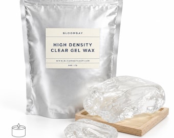 High Density Clear Gel Wax for Candle Making