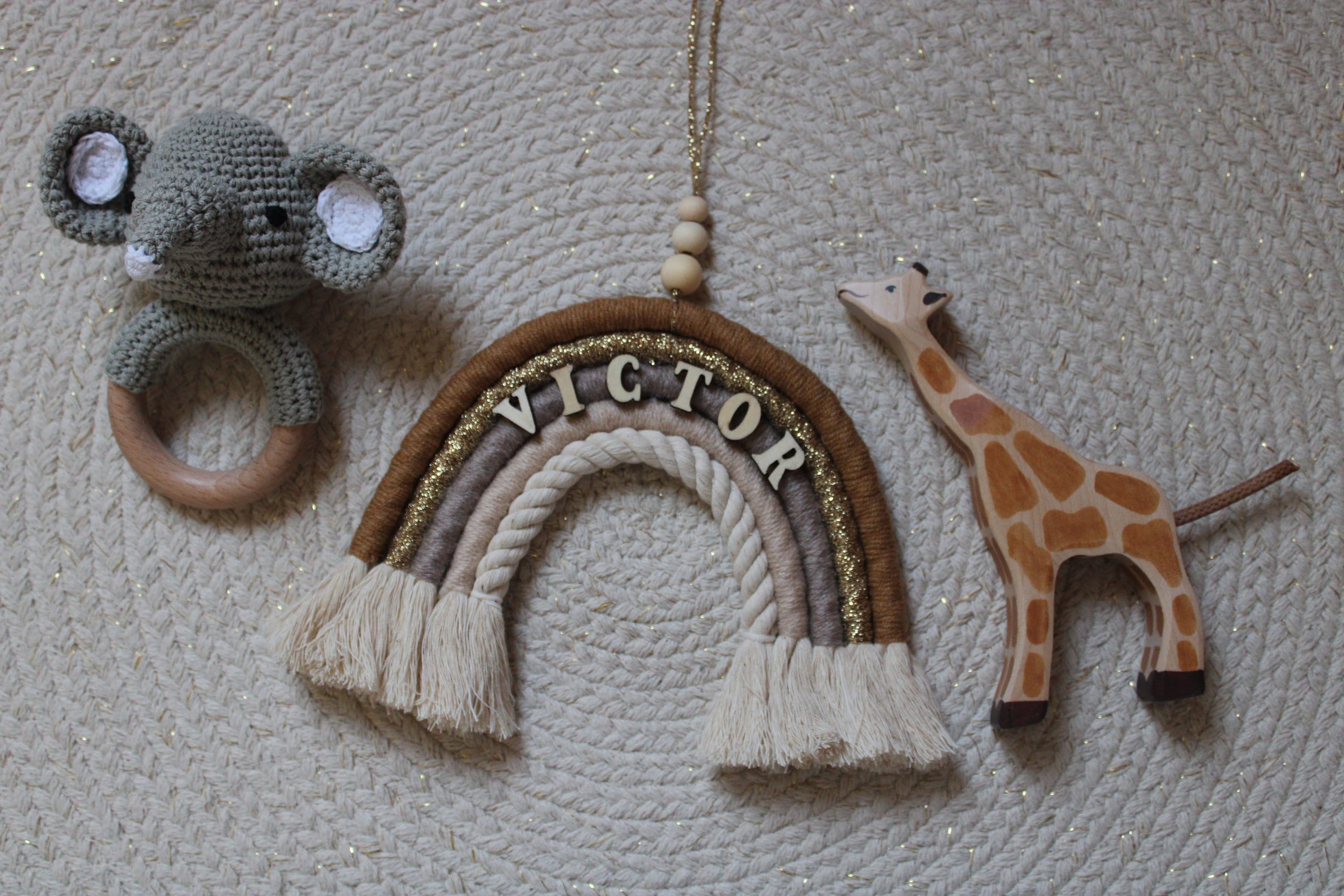 Arc en Ciel Personnalisable Macramé