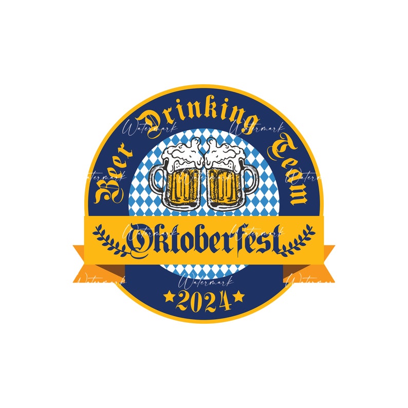 Oktoberfest 2024 Stein Logo / Beer Drinking Team. Instant Download. Etsy