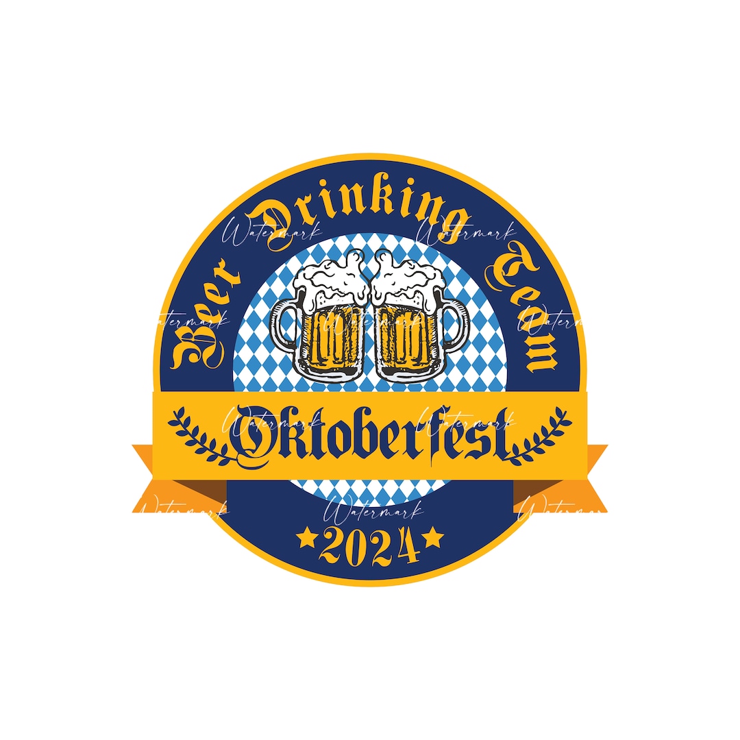 Oktoberfest 2024 Stein Logo / Beer Drinking Team. Instant Download. Etsy