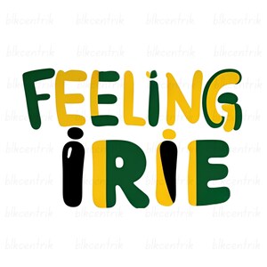 Caribbean Festival PNG: Design per maglietta Feeling Irie (Download digitale)