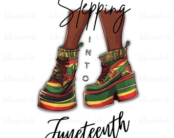 Junteenth Png - Black Freiheit Day Sublimation (Digitaler Download)