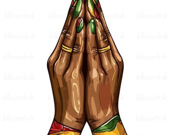 Ethnic Praying Hands Png: Christian Religion Png