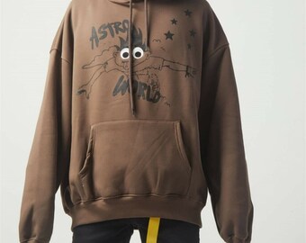 cactus jack look mom i can fly moletom com capuz