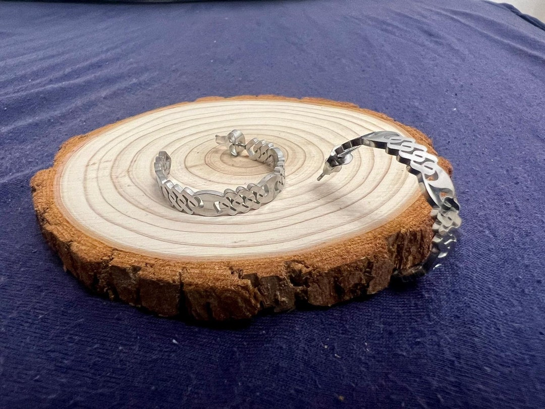 Hoop Earrings Luxury Opal Hoop Earrings Earrings for Her Etsy