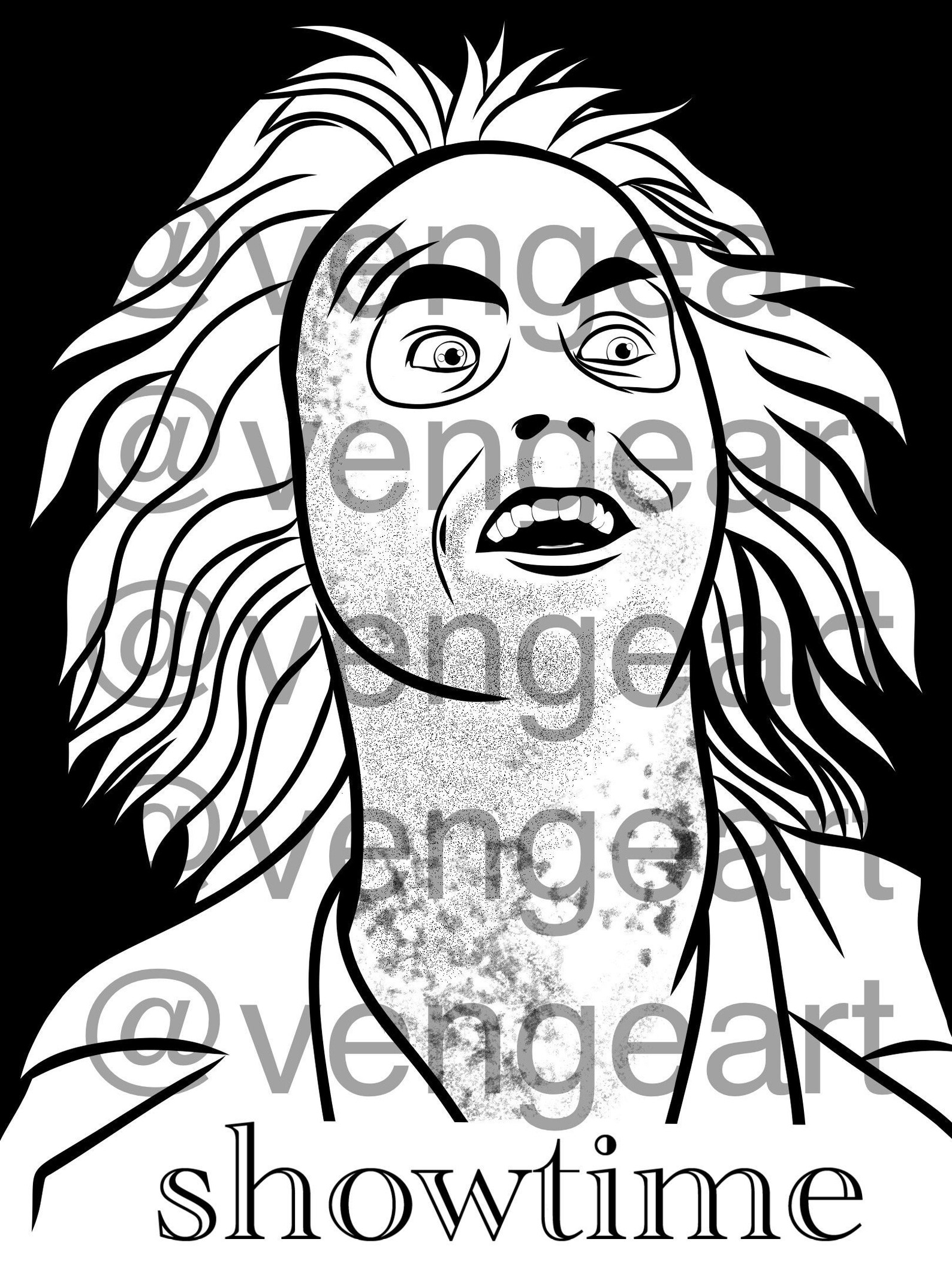 Printable Beetlejuice Coloring Page - Etsy Australia