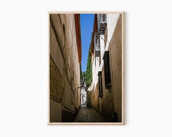 Barcelona Street Photography Print, Spain Architecture Wall Art (Digital Download)