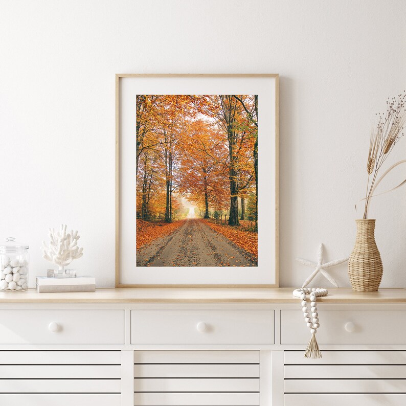Autumn Landscape Photo Prints, Fall Gallery Wall Art Set (digital ...