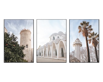 Spain City Print Set, Mediterranean Travel Art, Boho Decor (Digital Download)