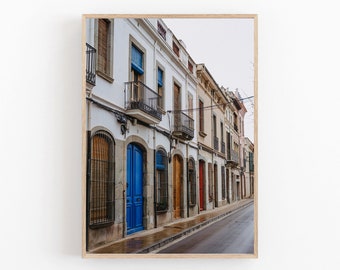 Spain Architecture Photography Print, Cityscape Wall Art (Digital Download)