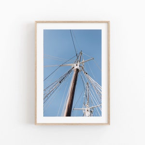 Sailing Print, Sailboat Photography, Yacht Wall Decor, Beach House Decor, Beach Lover Gift, Nautical Prints, Printable Wall Art, Digital Art