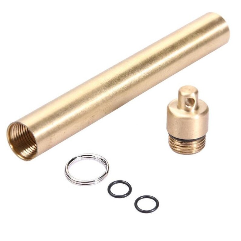 Brass Airtight Watertight Container. Etsy