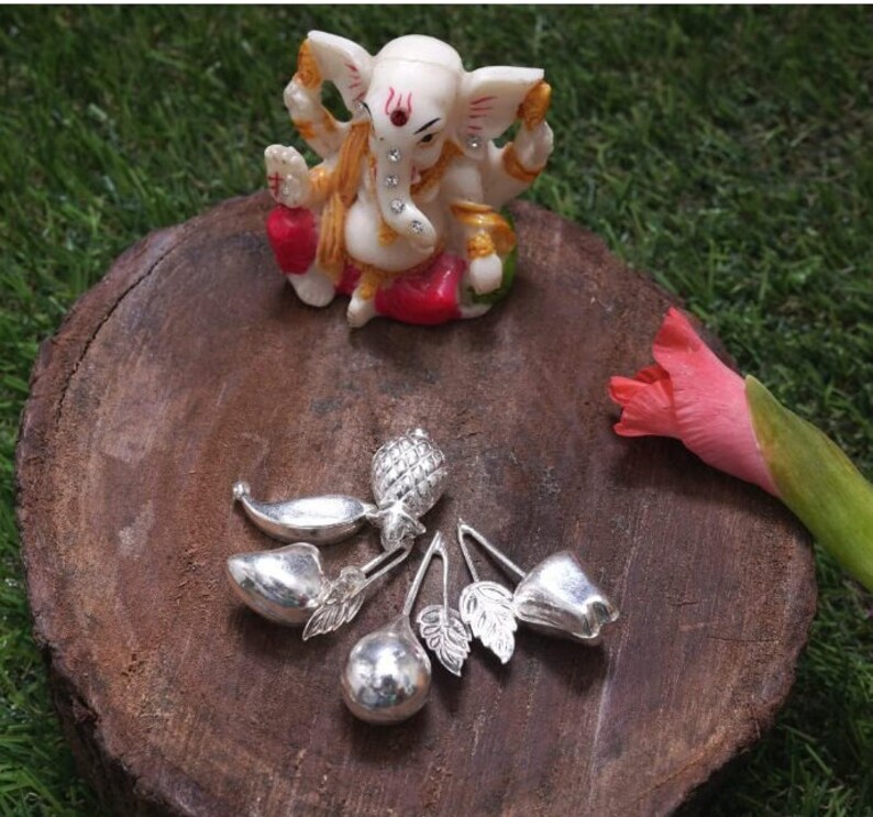 Silver Fruits for Temple Pure Silver Fruits for Puja Silver Etsy