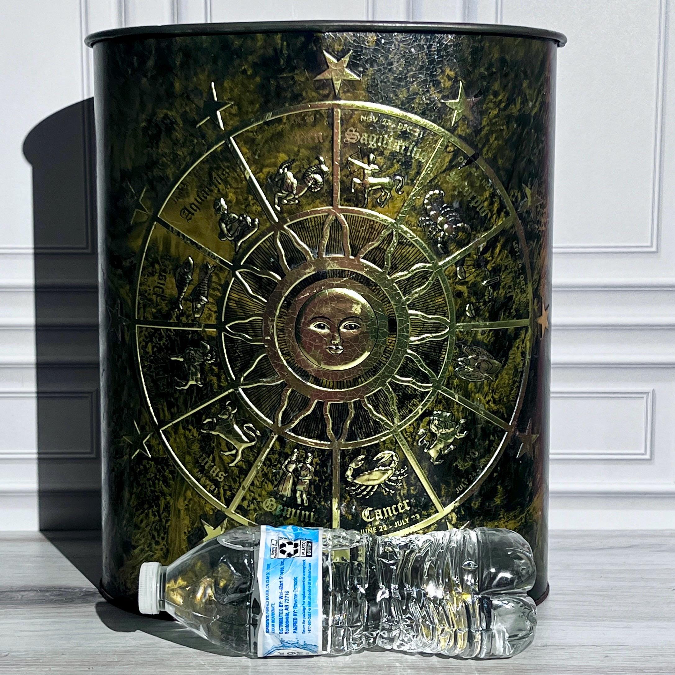 Vintage Horoscope Trash Can, 60s Zodiac - Etsy