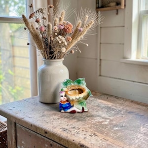 Vintage Royal Sealy Pixie Elf Planter: Mid-Century Ceramic Decor