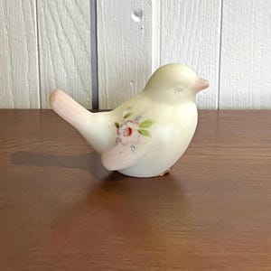 Fenton Glass Bird Hand Painted Signed