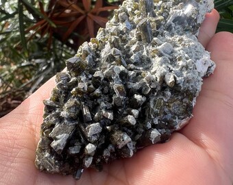 Epidote Raw Crystal Cluster 16