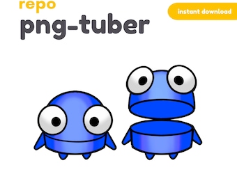 REPO Pngtuber / Twitch Streamer / Discord Reaktive Bilder / Youtube / Obs / Niedlicher vorgefertigter PNG-Tuber