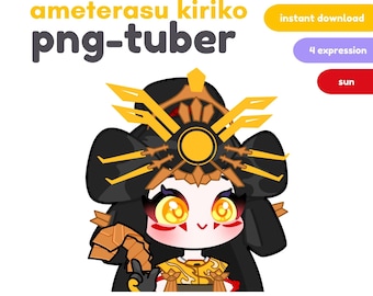 Amaterasu  Kiriko Overwatch 2 Pngtuber (SUN) / Twitch Streamer /Discord Reactive Images / Youtube /  Obs / Cute Premade PNG-tuber / Healer