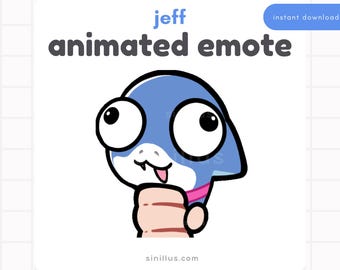 ANIMATED Marvel Rivals Squish JEFF Emote / Twitch emotes / Emoji / Discord / Youtube/