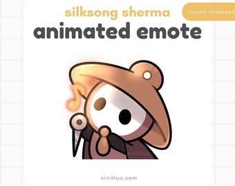 Animated Silksong Sherma Emote : Twitch / Discord / YouTube (Digital Download)