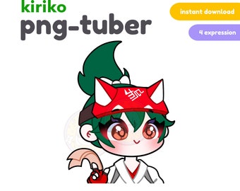 Kiriko Overwatch 2 Pngtuber / Twitch Streamer /Discord Reactive Images / Youtube /  Obs / Cute Premade PNG-tuber / Healer