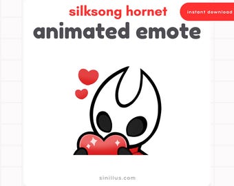 Animated Silksong Hornet Love Emote : Twitch / Discord / YouTube (Digital Download)