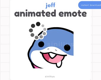 ANIMATED Marvel Rivals Loading JEFF Emote / Twitch emotes / Emoji / Discord / Youtube/