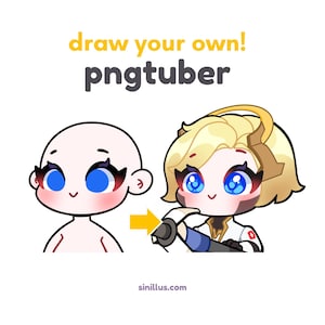 DIY Pngtuber Base: Draw Your Own Reactive Images (PSD Files)