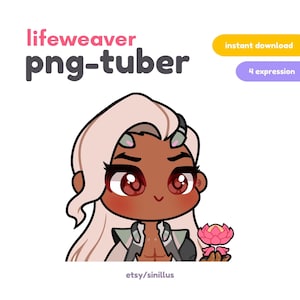 Lifeweaver Overwatch 2 Pngtuber / Twitch Streamer /Discord Reactive Images / Youtube /  Obs / Cute Premade PNG-tuber / Healer