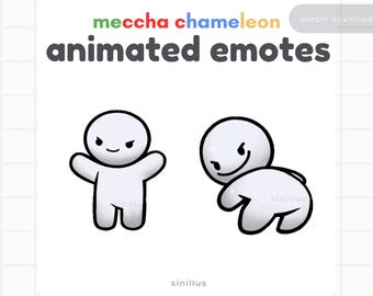 ANIMATED Meccha Chameleon  Emotes / Twitch emotes  /Discord / Youtube