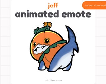 ANIMATED Marvel Rivals JEFF Emote / Twitch emotes / Emoji /Discord / Youtube / Emote / Cute chibi emotes/