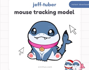 Jeff Marvel Rivals Vtuber  /  Mouse Tracking Model / Youtube /  Obs /  Premade V-tuber /Digital Download