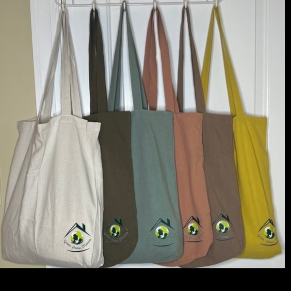 Reusable Cotton Linen Bag w/ Long Straps  / Natural Cotton Linen Tote Bag / Beach Bag / Cotton Linen Market Bag / Grocery Bag / Shopping Bag