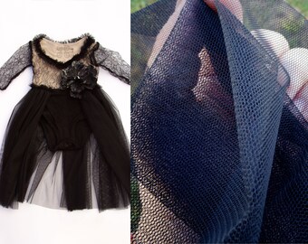 black sheer mesh, black knit fabric, lace knit fabric, plain lace fabric, sheer black fabric, black tulle fabric, goth black fabric, tulle