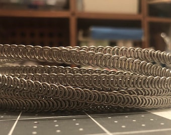 1/4" Stainless Steel Spiral Boning, Rust Free Corset Supplies