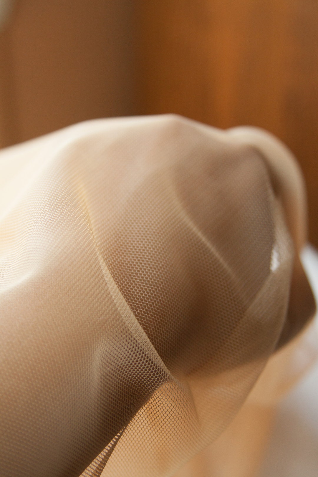 nuance quilting tulle outer / beige EUW】Nuance Quilting Tulle