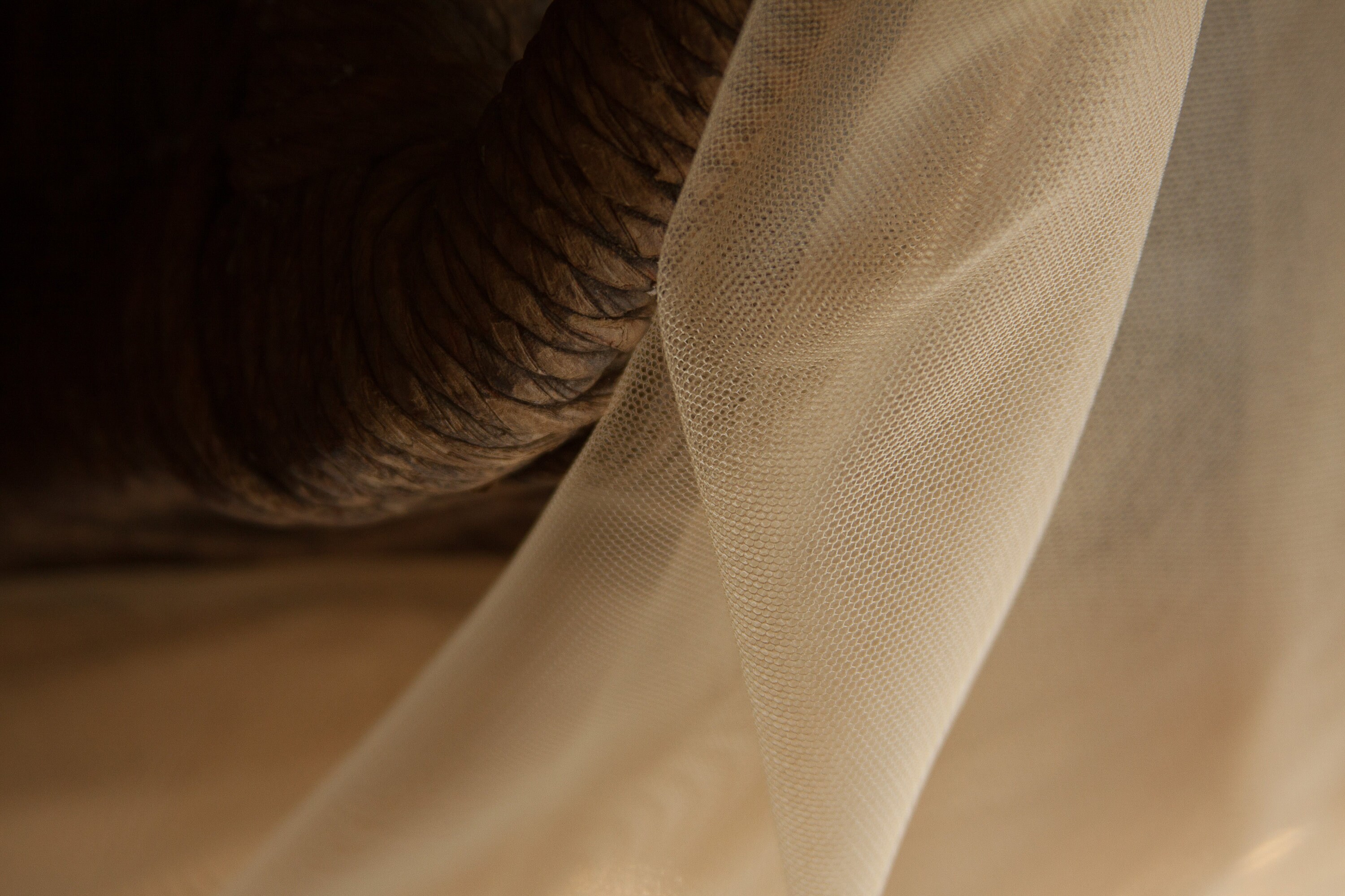 Beige Illusion Tulle Fabric, Sheer Polyester Mesh - Etsy