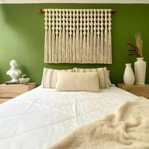 Beautiful Wall Decor, Tapestry for Boho Home Decor, Over the Bed Decor, Macrame Headboard or Wedding Decor Bohemian Accent, Mexican Decor