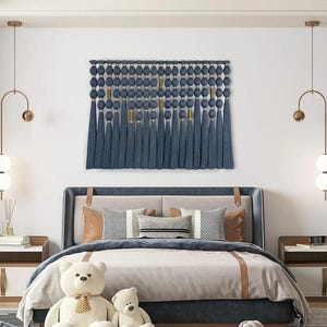 Macrame wall hanging, Tapestry for Boho Home Decor, Over the Bed Decor, Macrame Headboard or Wedding Decor Bohemian Accent