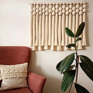 Macrame wall hanging, Tapestry for Boho Home Decor, Over the Bed Decor, Macrame Headboard or Wedding Decor Bohemian Accent