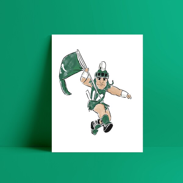 Michigan State University Wall Art Etsy