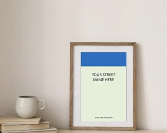 Monopoly Street Name - Personalised