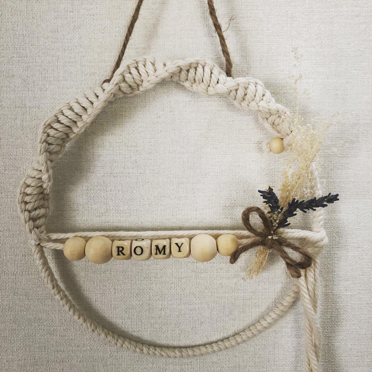 Couronne en Macramé