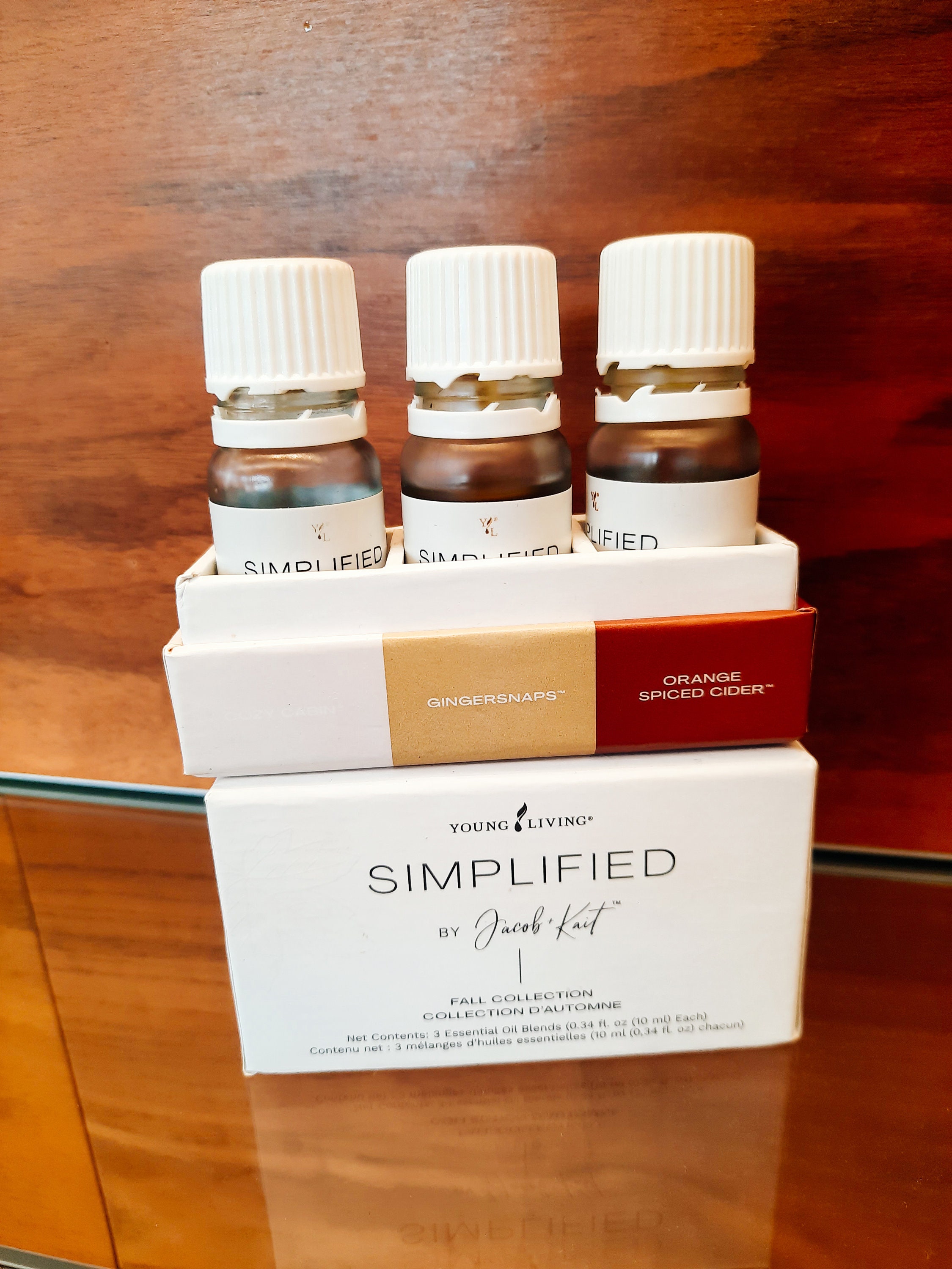 Cozy Cabin, Gingersnaps, Orange Spiced Cider Essential Oil Blends