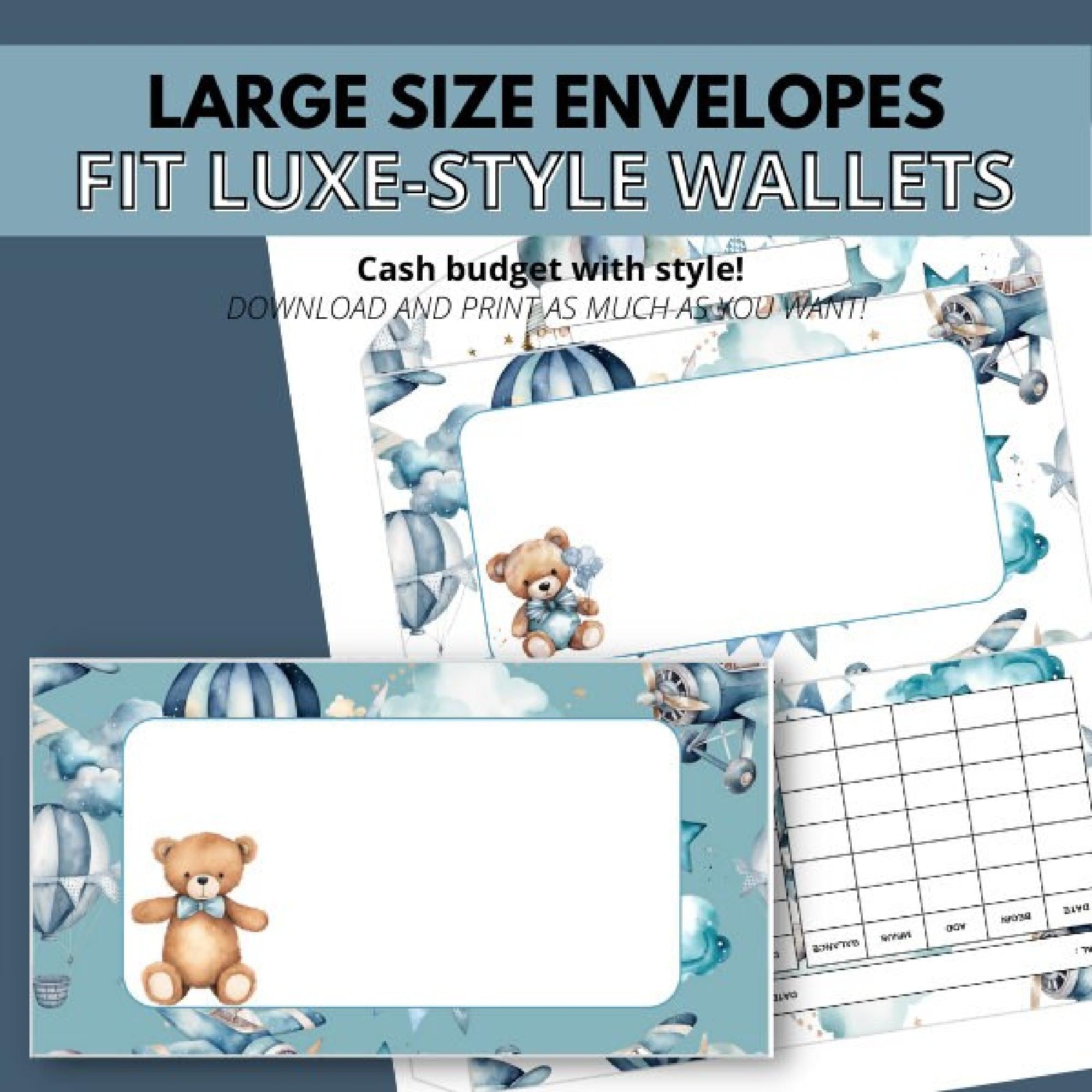 Baby Boy Printable Cash Envelopes – 6 Budget Envelopes