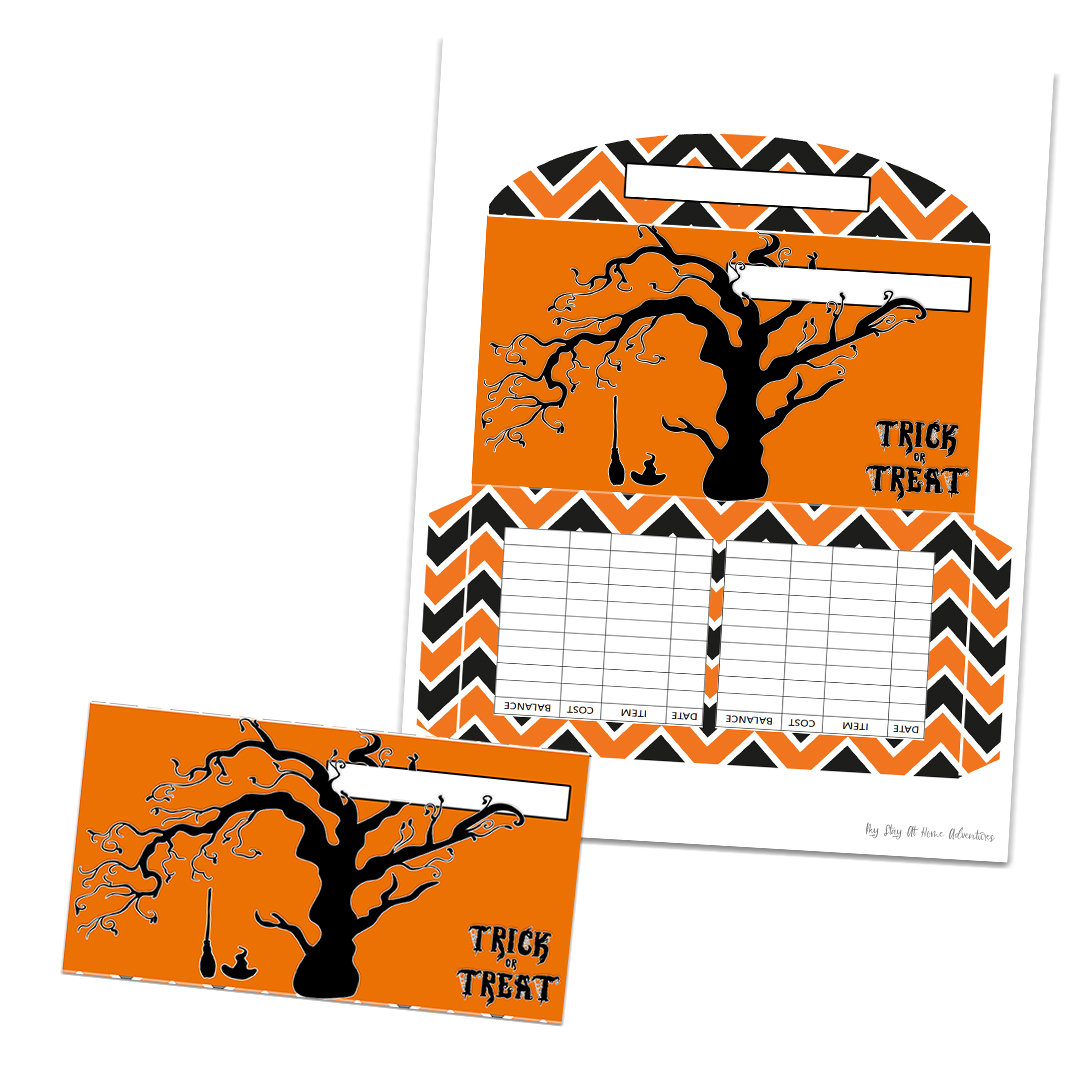 Halloween Printable Cash Envelopes – 6 Budget Envelopes